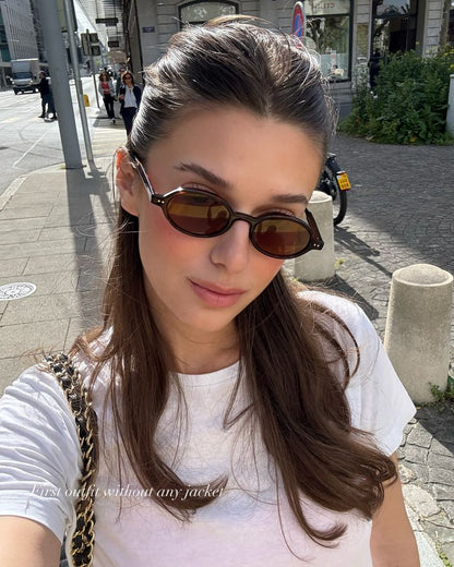 Miu Miu Oval Brown FC-2