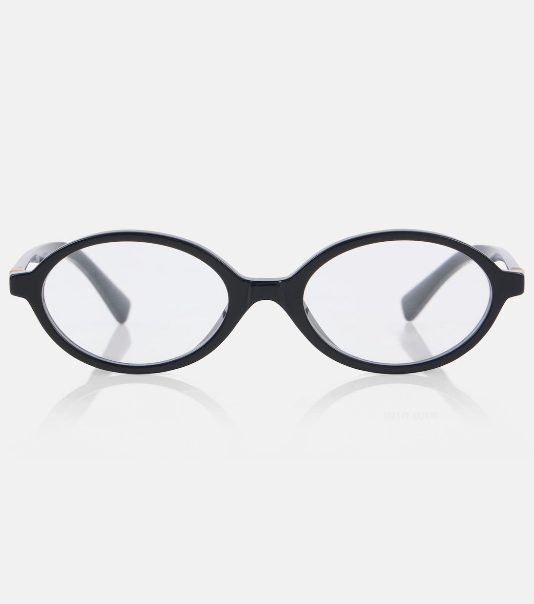 Miu Miu Oval Black Transparent T-1